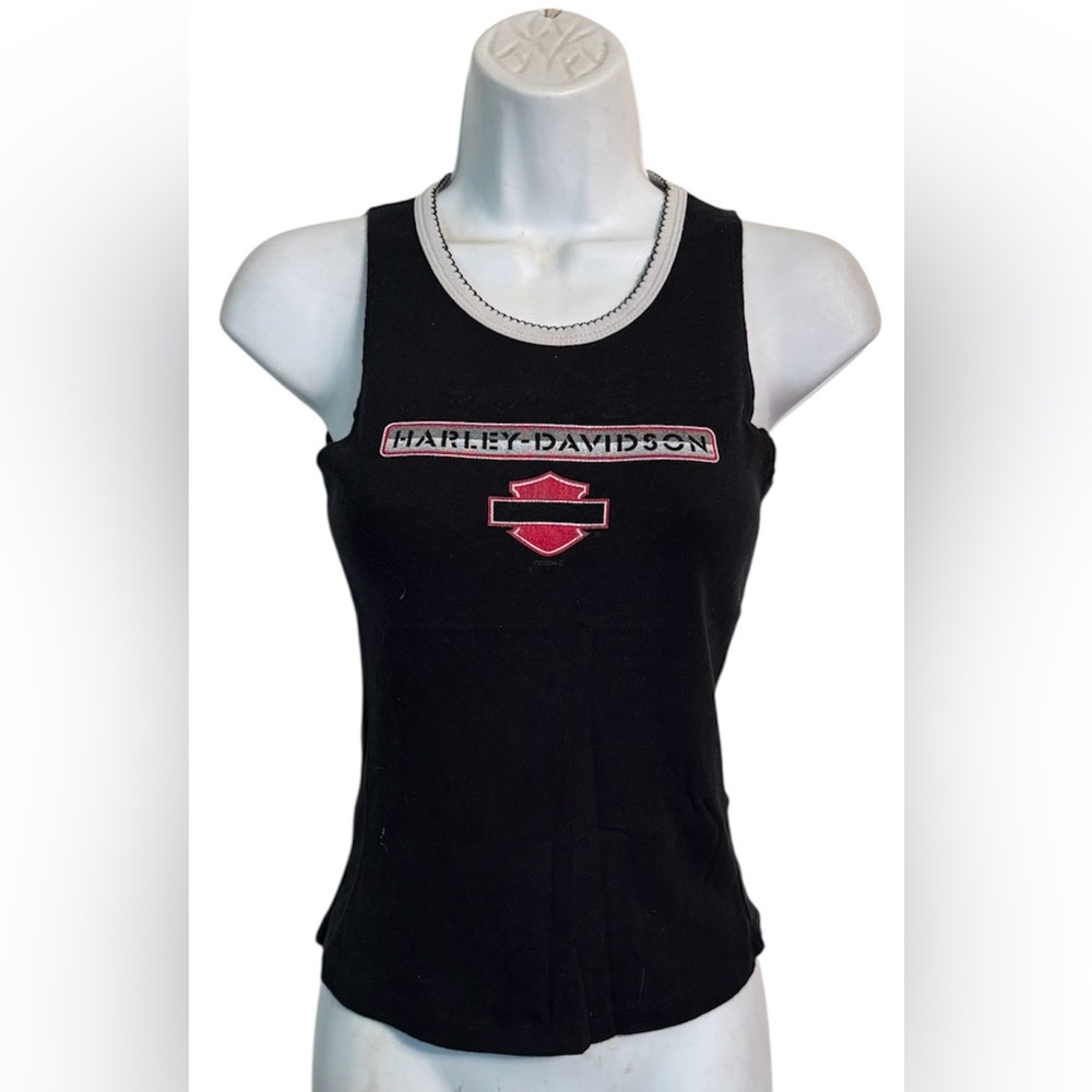 Harley-Davidson Y2K Baby Tank USA Made Lexington KY Small - Picture 2 of 6